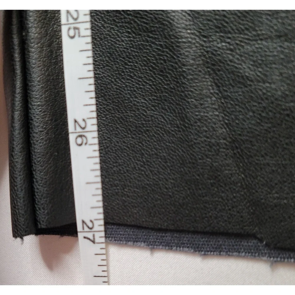 Forever 21 Faux Leather Wide Leg Pants Women's Size L Black NWT Rockabilly  Star - Picture 6 of 12